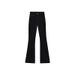Women's Flared Jeans 2023 New Spring And Autumn High-waisted Slim-fit Black Bootcut Pants For Petite Figures_ecoleips.com