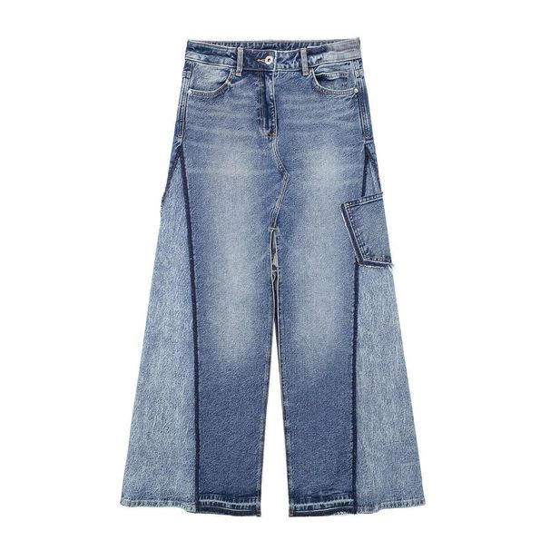 Women's Clothing Women's Casual Patchwork Denim Jacket Long Sleeve Spring Slit Design For Formal & Casual For Women_ecoleips.com