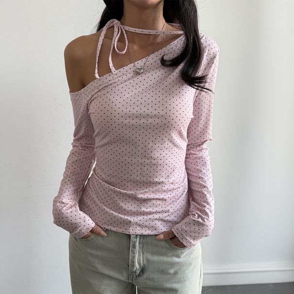 DiYun European And American Y2K Hot Girl Sweet Style Versatile Long Sleeve T-Shirt Women's Clothing 2026 Summer_ecoleips.com