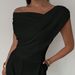 Women's Clothing Women's Solid Color Sleeveless T-Shirt Off-Shoulder Slim Fit Short Top Simple Style Fashion_ecoleips.com