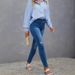 Spring Women's Loose-Fitting Pocket-Style Shirts With Classic Striped Long-Sleeve Work-Clothes_ecoleips.com