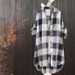 Women's Clothing Women's Medium And Long Large Size Women's Clothing Loose Slim Fashion Plaid Shirt Women's Casual Jacket_ecoleips.com