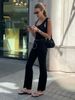Aria Basics Aria Basics Cross-border Solid Color Pants Set, European And American 2025 Autumn New Slim-fit Stretch Casual Vest Set_ecoleips.com