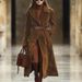 Women's Oversized Long Coat With Lapel Collar - Soft Air Suede Fabric, Loose Fit Long Sleeve Trench Coat For Autumn Winter (Khaki, S-4XL)_ecoleips.com