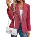 's European And American Women's Fashion Solid Color Suits, Autumn Simple New Style, Trendy Street-style Blazers_ecoleips.com