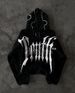 Unisex Dark Letter Print Hoodie European American Gothic Style Personality Street Harajuku Trend Loose Sweater_ecoleips.com