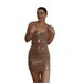 INS European And American Style 2023 Spring Summer New Fashion Women's Sexy Strap Off-Shoulder Slim Fit Bodycon Dress_ecoleips.com