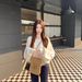 girl Real Shot Lazy Playful Autumn Style Knitted For Women Batwing Long Sleeve Sweater Versatile Top Korean Version Women's_ecoleips.com