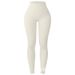 Women's Clothing Knitted Solid Color High Waist Ribbed Yoga Pants - Soft Naked Feel, Tummy Control & Butt Lifting Workout Leggings For Women_ecoleips.com