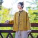 girl 25 Winter Stand Collar Double Breasted Button Thickened Jacket For Women New Chinese Style Handmade Embroidery Lace-up_ecoleips.com