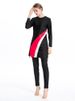 Conservative Three Piece Muslim Swimsuit Set Sun Protection Polyester Southeast Asian Diving Surfing Burkini for Outdoor Sports_ecoleips.com