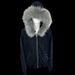 Black Zippered Plush Hooded Sweatshirt Printed High Street Boyfriend Style Loose Fit Warm Coat for Women 2024 New Export_ecoleips.com