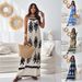 Women's Clothing Summer New Positioning Flower Printed Suspender Dress Long Dress Women's Clothing_ecoleips.com