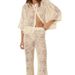 Women's Clothing Summer Beach Ladies Solid Color Knitted Plaid Sexy Hollow Beach Bikini Outerwear Suit_ecoleips.com