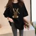 Women's Clothing New Spring And Summer Goods Large Version Loose Mid Length Top Trendy_ecoleips.com