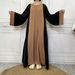 New Design Nida Muslim Abaya Dubai Luxury Woman Dress Veiled Islamic Moroccan Kaftan Black Ramadan Modest Casual Clothing Eid_ecoleips.com