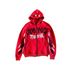 Unisex Loose Fit Zipper Hoodie Y2K American Spring Hip Hop Street Style Letter 3D Print Sweatshirt_ecoleips.com