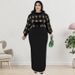 Women's Clothing Plus Size Women's Long Sleeved Sequined Dress Long Sleeve For Formal & Casual For Women_ecoleips.com