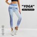 Women's Clothing Denim Peach Yoga Pants Sports Fitness Pants Tight Fitness Pants Yoga Clothes_ecoleips.com