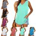 Women's Clothing Sleeveless Solid Color Vest T Shirt_ecoleips.com