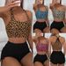 Women's Leopard Print Bikini Set – Sexy Two-Piece Swimwear With Removable Padding, Floral & Animal Prints For Beach & Pool_ecoleips.com