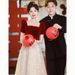 Bride's Toast 2026 New Model High-End Engagement Elegant Sequined Wedding Casual Dress For The Day Of Marriage_ecoleips.com