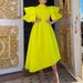 Foreign Trade Women's Clothing 2022 Summer New High-neck Ruffle Sleeve High-waisted Irregular Party Plus Size European_ecoleips.com