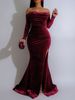 K Women's Formal Dress, Floor Length Skirt, Wrap Skirt, Sexy Party Dress_ecoleips.com