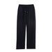 Breathable Linen-Blend Straight Leg Pants For Women - Comfortable & Stylish In Navy, Beige, White & Black | Xs/S/M/L_ecoleips.com