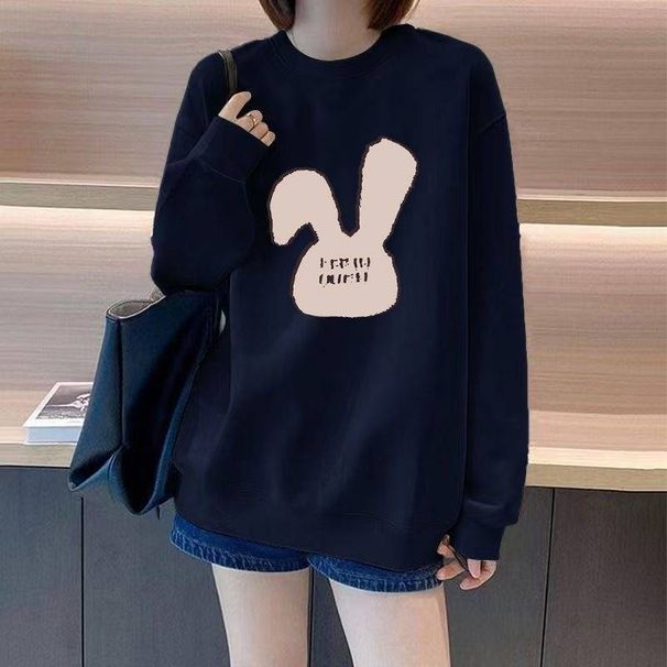 FW25 Matching Couple Cotton Crew Neck Sweatshirt - His & Hers_ecoleips.com