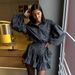 New 2025 Elegant Women's Two Piece Suit Set with Ruffled Skirt Plaid Design High End Spring Style Wholesale_ecoleips.com