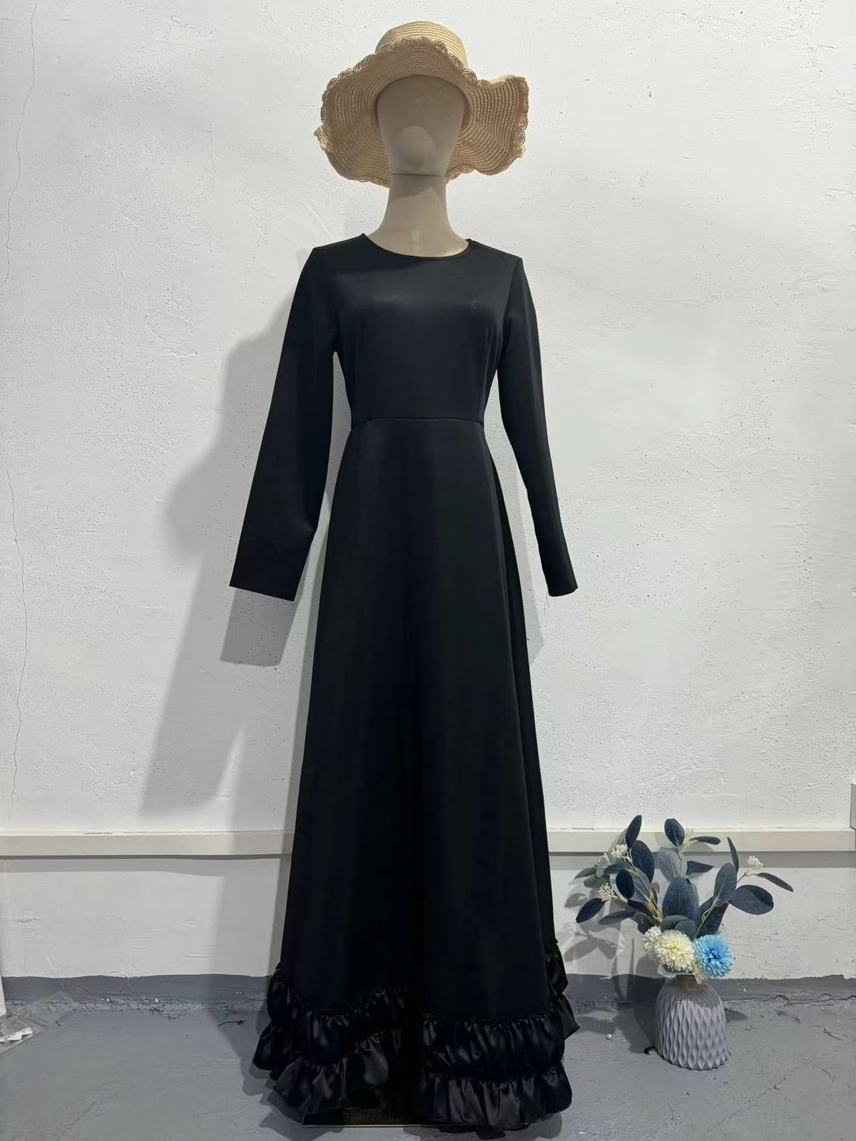 Women's Clothing Spring Bubble Mesh Large Skirt Cross Border Evening Dress Soft Ruffle Slim Dress_ecoleips.com