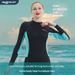 Aria Basics One-piece Snorkeling Full-body Sun Protection, Women's Quick-dry Surfing Suit, Summer Diving Tight-fitting Slimming Thin_ecoleips.com