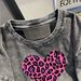 100% Cotton Sweet Fresh Print Outerwear Youthful Loose Slimming Personality Casual Comfortable Round Neck Short Sleeve_ecoleips.com
