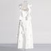 Women's Clothing Temperamental And Elegant Dress Summer New Three Dimensional Flower Decoration Sling Big Swing Dress For Women_ecoleips.com