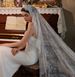 Women's Clothing Vintage Ethereal Lace Wedding Dress With Long Train For Church Outdoor Bridal Veil Included_ecoleips.com