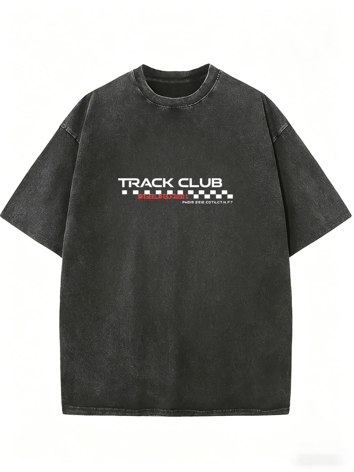 Fashion Washed Short Sleeve T-Shirt, Comfortable Loose Fit Crew Neck Top For Spring And Summer Styling_ecoleips.com