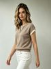 2026 Spring/Summer Relaxed Style Layered Knit Top With Contrasting Colors And Stylish Cuffs - Elegant, Trendy, And Versatile European And American Style_ecoleips.com