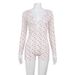 Women's Clothing New Fashion Floral Print Long Sleeve Jumpsuit V Neck Pure Desire Slim Home Jumpsuit_ecoleips.com