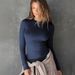WG011 European American Cross-border Round-neck Early Spring New Fashion Long-sleeve Ribbed Knit Pullover Top, Casual_ecoleips.com