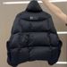 2025 New For Women Winter Short Korean Style Unique Irregular Coat Design Loose Thickened Cotton Padded Jacket Trendy_ecoleips.com
