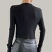 Sexy American Syle Ho Girl Top Spring Summer Long Sleeve Shor Black Kni Cardigan Design Sense Women's Kniwear_ecoleips.com