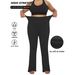 Women's Clothing Yoga Pants Slightly Flared High Waist Slim Spring And Autumn Style Flared Wide Leg Yoga Pants_ecoleips.com