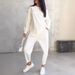 2024 Autumn Winter European And American Cross-Border Independent Station New Women's Casual Round Neck Loose Irregular_ecoleips.com