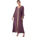 New Spinach Root Color Hand Sewn Diamond Women's Wear New Sleeve Dress_ecoleips.com