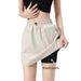 Gray Workwear Short Skirt For Women, 2026 New Anti-exposure A-line Half Skirt, Summer Thin Sports Skirt-pants Outfit_ecoleips.com