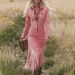 Women's Clothing Western Cowboy Fringe Dress – Ride Into Style Retro Slim Fit Summer Dress With Distressed Hem"_ecoleips.com