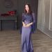 Women's Clothing Autumn Spliced Organza Large Swing Sleeves Long Satin Slim Dress_ecoleips.com