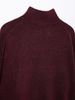 K Women's Fashion High Neck Long Sleeve Knitted Shirt_ecoleips.com