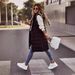 K Solid Color Hooded Single-breasted Mid-length Cotton Vest, Slim-fitting, Elegant Cardigan Jacket Top_ecoleips.com